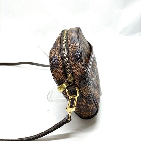 Authentic Louis Vuitton Pochette Ipanema Brown Damier Shoulder Bag mn776-112925 - Picture 4 of 16